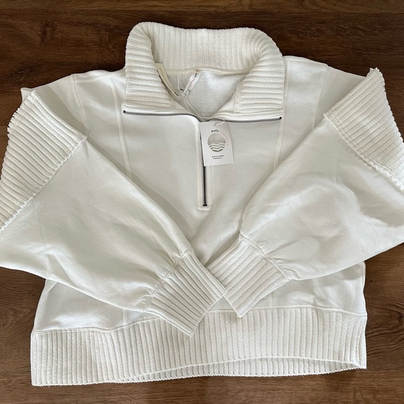 NWT Anthropologie Daily Practice Women’s Half-Zip Pullover Sweatshirt XL - Picture 4 of 16